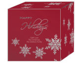 Snowflakes Christmas Gift Box Large